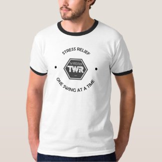 One Swing At A Time Ringer Tee