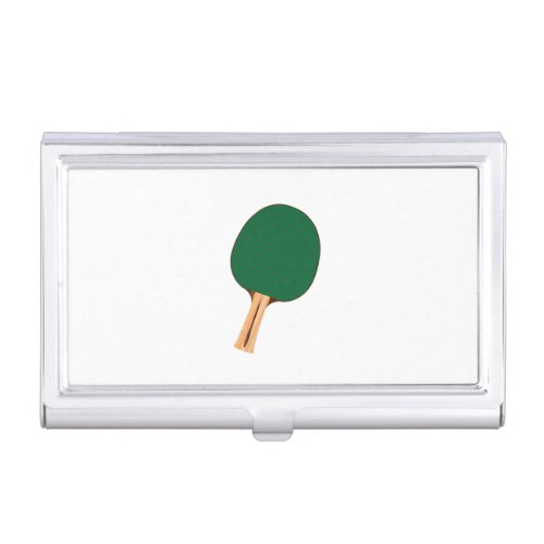 One Table Tennis Bats Business Card Case
