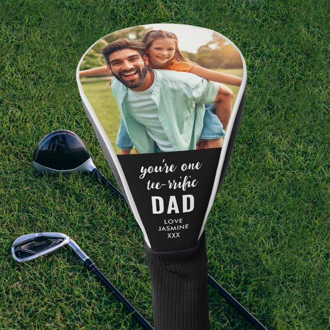One Tee-rrific Dad Photo Golf Head Cover (Creator Uploaded)