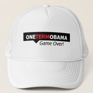 One Term Obama - Game Over Trucker Hat