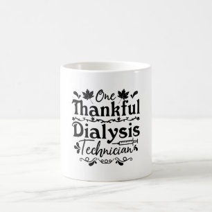 One Thankful Dialysis Technician Nephrology Tech Coffee Mug