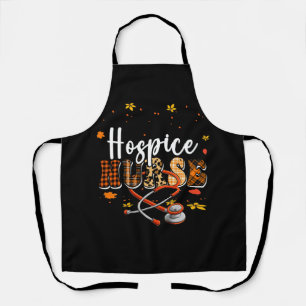 One Thankful Hospice Nurse Fall Thanksgiving Hallo Apron