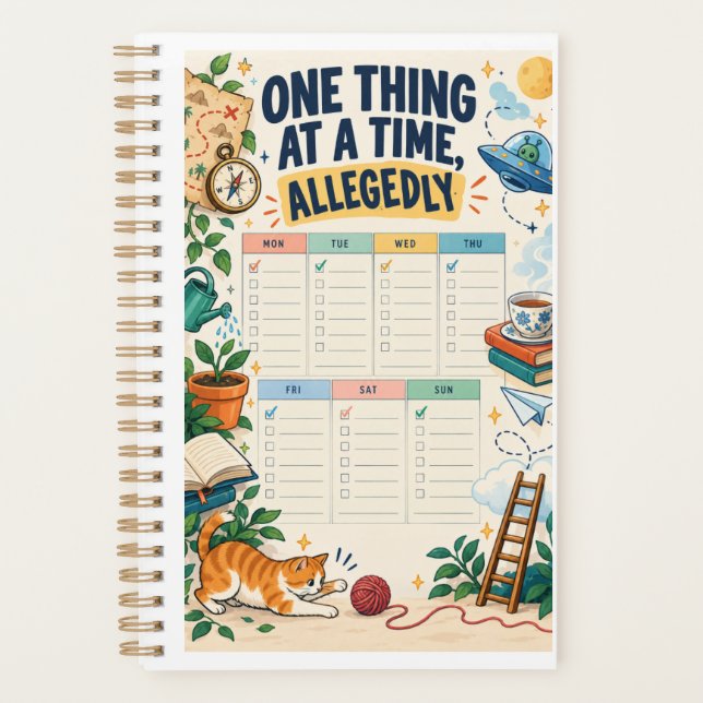 One Thing at a Time Planner (Front)