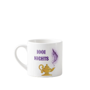 One Thousand and One Nights Aladdin Genie lamp Espresso Cup