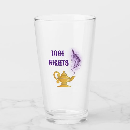 One Thousand and One Nights Aladdin Genie Lantern Glass