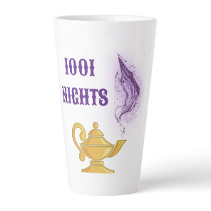 One Thousand and One Nights Aladdin Genie Lantern Latte Mug