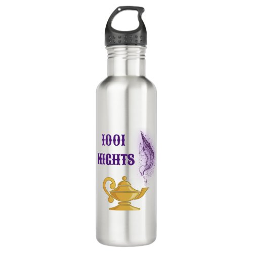 One Thousand and One Nights Aladdin Magic Lantern Stainless Steel Water Bottle