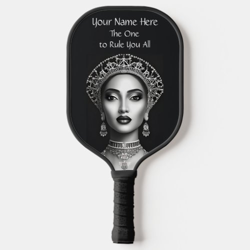 One to Rule You All _ AI Fantasy Art Print Pickleball Paddle