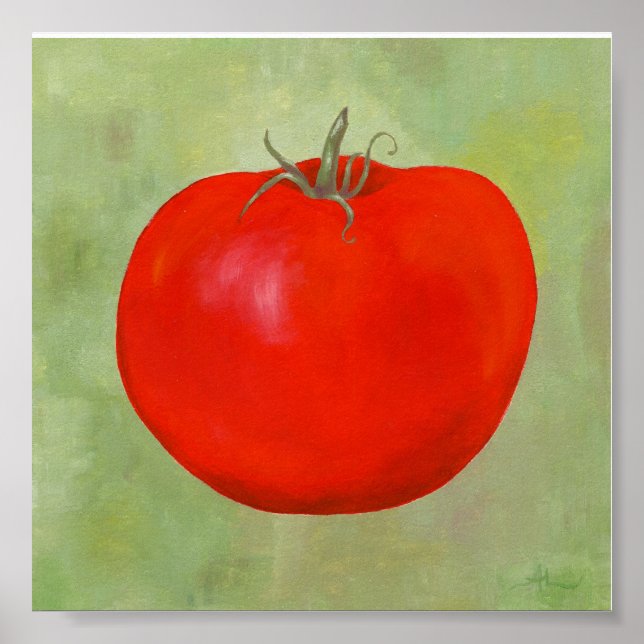 One Tomato Painting print (Front)