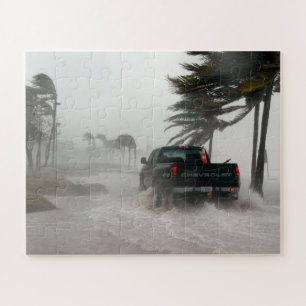 One Ton Dually Hurricane Dennis Key West FL Jigsaw Puzzle