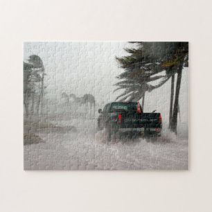 One Ton Dually Hurricane Dennis Key West FL Jigsaw Puzzle