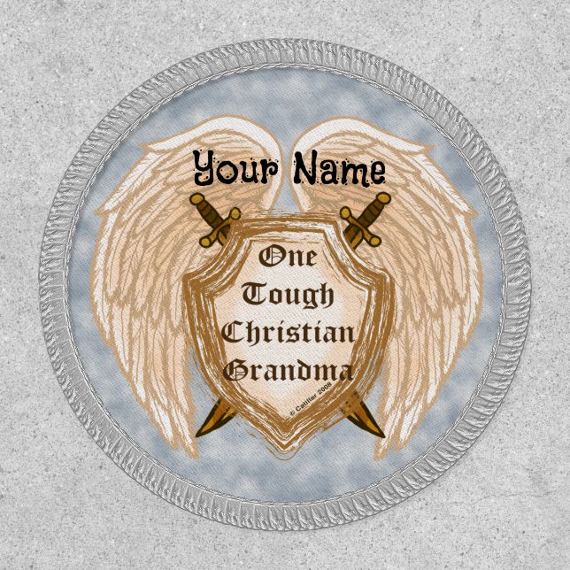 One Tough Christian Grandma Patch (Front)