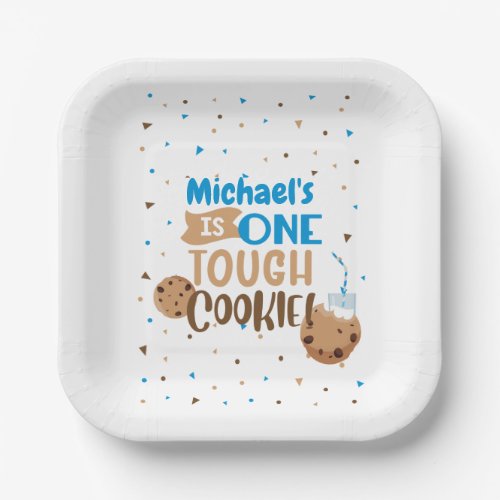 One Tough cookie Birthday Paper Plates