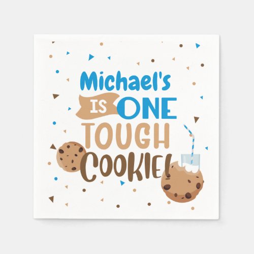 One Tough Cookie First Birthday Napkins