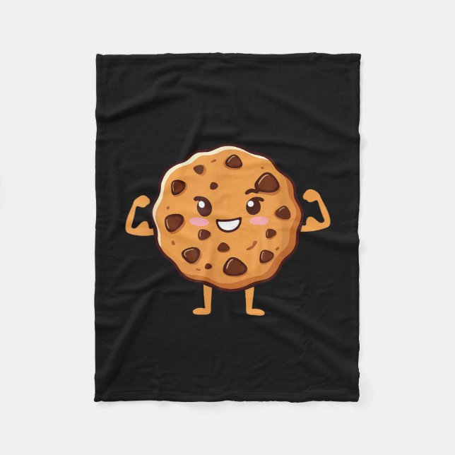 One Tough Cookie  Fleece Blanket (Front)
