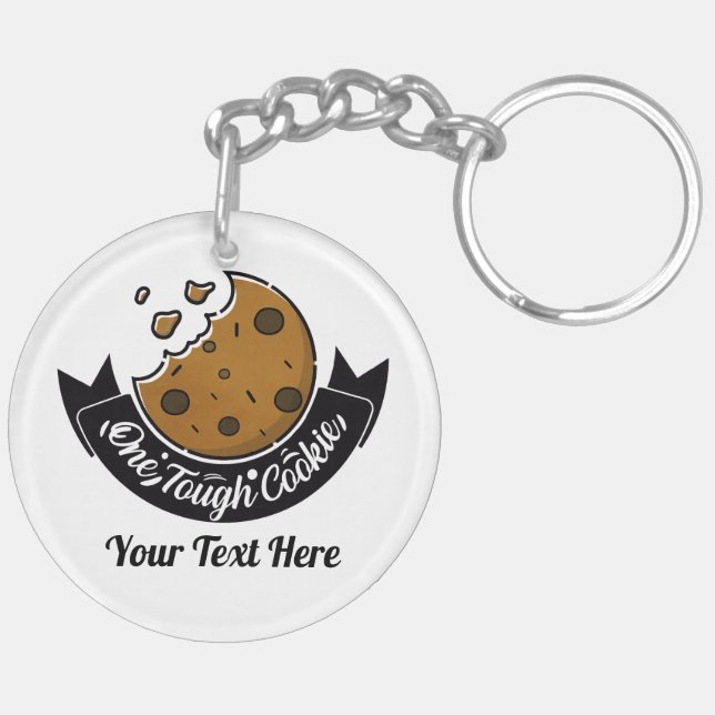 one tough cookie keychain (Back Left)