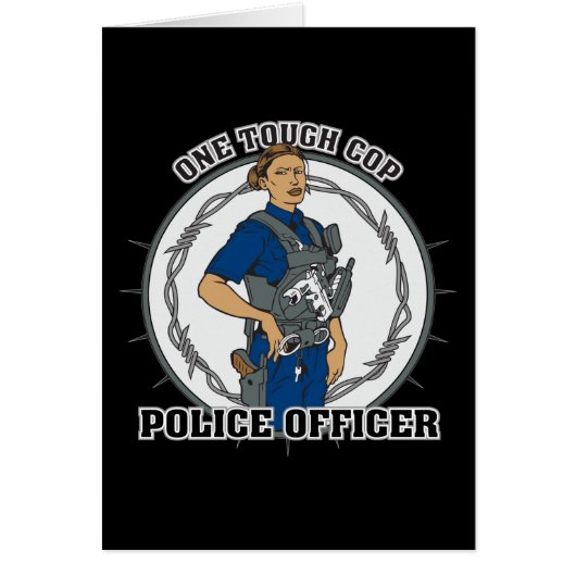 One Tough Female Cop Cards (Front)