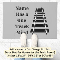 One Track Mind Add Name Personalize Funny Train