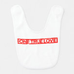 One True Love Stamp Baby Bib