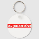 One True Love Stamp Keychain