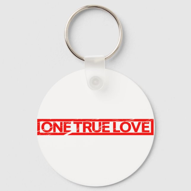 One True Love Stamp Keychain (Front)
