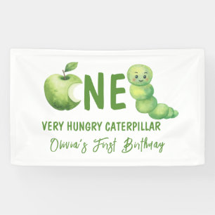 One Very Hungry Caterpillar First Birthday Party Banner