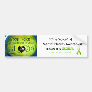 "One Voice...Bumper Sticker