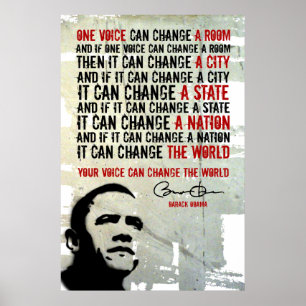 ONE VOICE SPEECH POSTER CNCRT