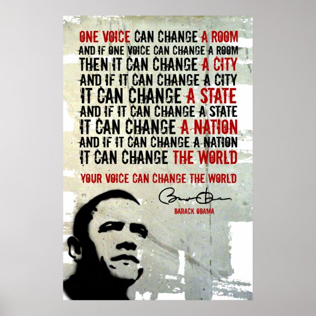 ONE VOICE SPEECH POSTER CNCRT (Front)