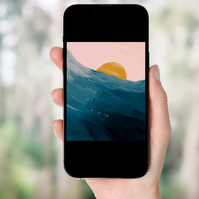 "One wave at a time." Poster (Front Digital)