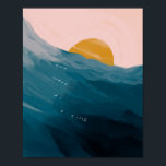 "One wave at a time." Poster<br><div class="desc">- Made And Designed By Morgan Harper Nichols</div>