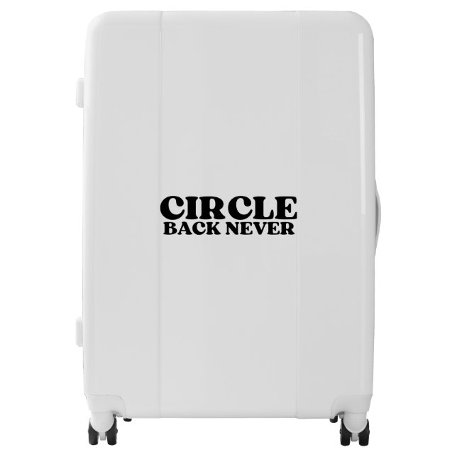 One-Way Cargo | Circle Back Never Tactical Luggage (Front)