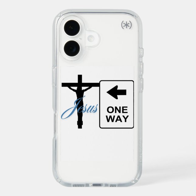 One way Jesus case, otter box Speck iPhone Case (Front)