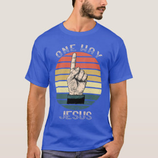 One Way Jesus Christian Bible Faith Vintage T-Shirt