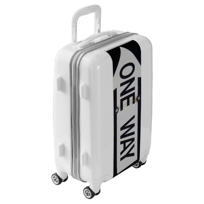 one piece of luggage