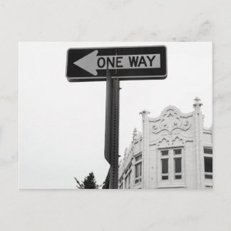 One Way Postcard