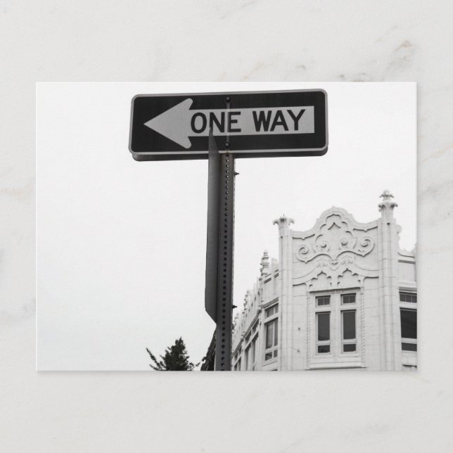 One Way Postcard (Front)