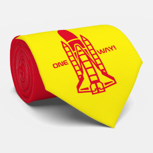 One Way! Space Shuttle, Spacecraft Neck Tie