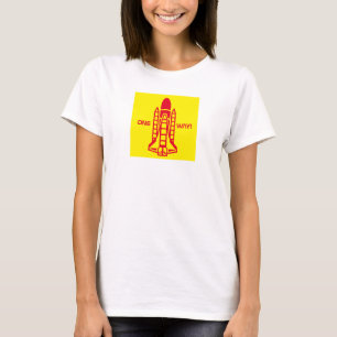 One Way! Space Shuttle, Spacecraft T-Shirt