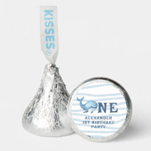 ONE WHALE 1st Birthday Under The Sea Hershey®'s Kisses®