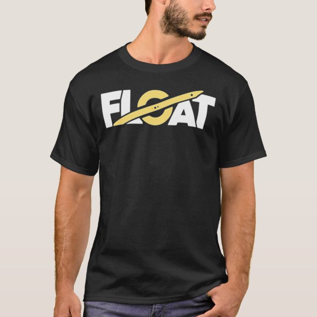 One Wheel Float Design Classic T-Shirt (Front)
