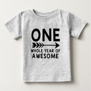 ONE Whole Year of AWESOME Shirt! Baby T-Shirt