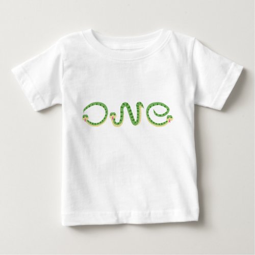 One Wild baby featuring eye_catching snakes design Baby T_Shirt