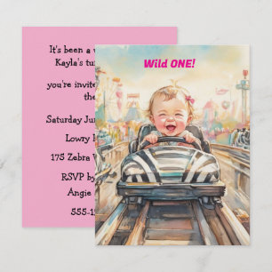One Wild Ride Party Digital Download Invitation