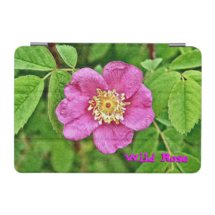One Wild Rose iPad Mini Cover