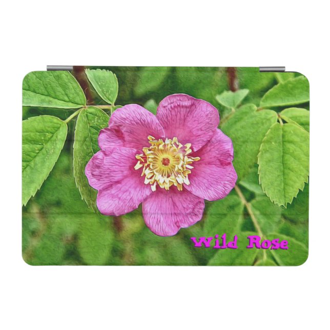 One Wild Rose iPad Mini Cover (Horizontal)
