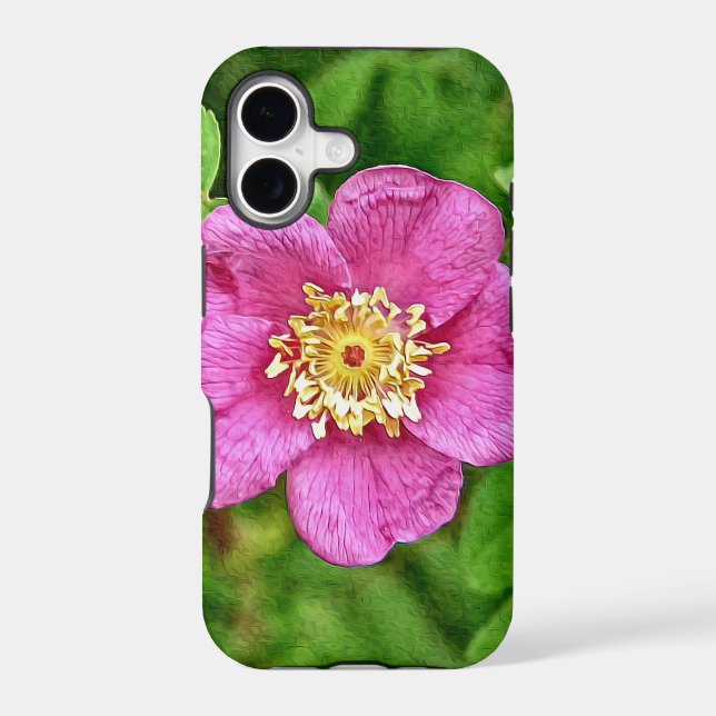 One Wild Rose Iphone Case (Back)