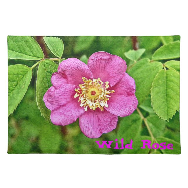 One Wild Rose Placemat (Front)