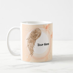 one wing angel coffee mug