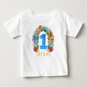 ONE with balloon cute baby Tshirt